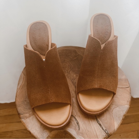 NW/OT kork-ease classic suede heeled mule - Picture 2 of 5